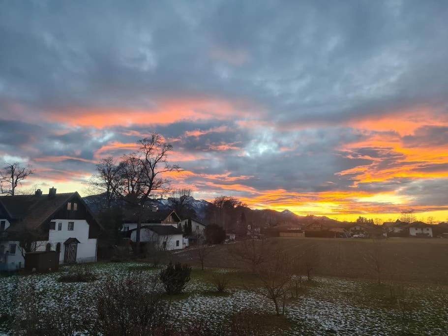 Vintage Studio Am Chiemsee Übersee Zewnętrze zdjęcie
